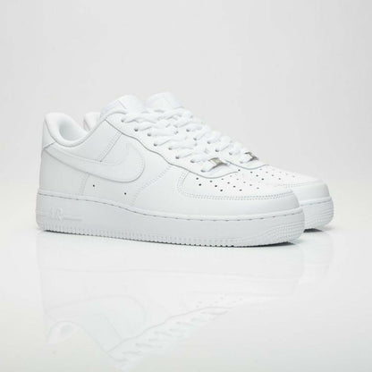Classic Low-Top Casual Sneakers – Men’s & Women’s 1 '07  Black, White & Gold – Streetwear Sneakers