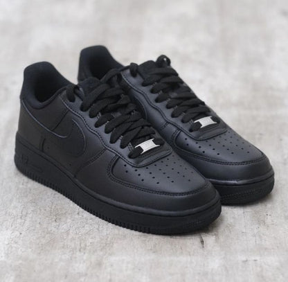 Classic Low-Top Casual Sneakers – Men’s & Women’s 1 '07  Black, White & Gold – Streetwear Sneakers