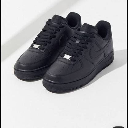 Classic Low-Top Casual Sneakers – Men’s & Women’s 1 '07  Black, White & Gold – Streetwear Sneakers
